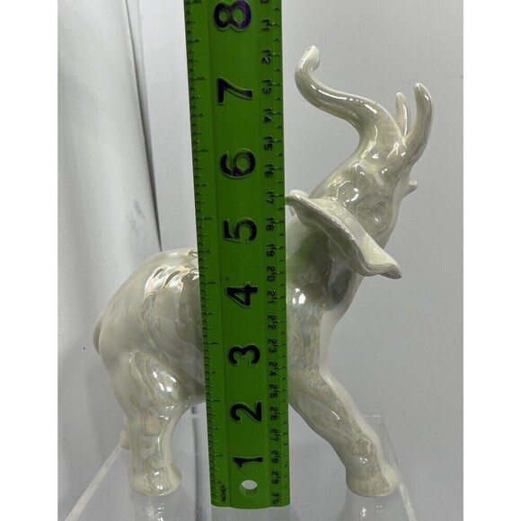Marked RC White Elephant Figurine Mid Century Modern MCM - Picture 15 of 16